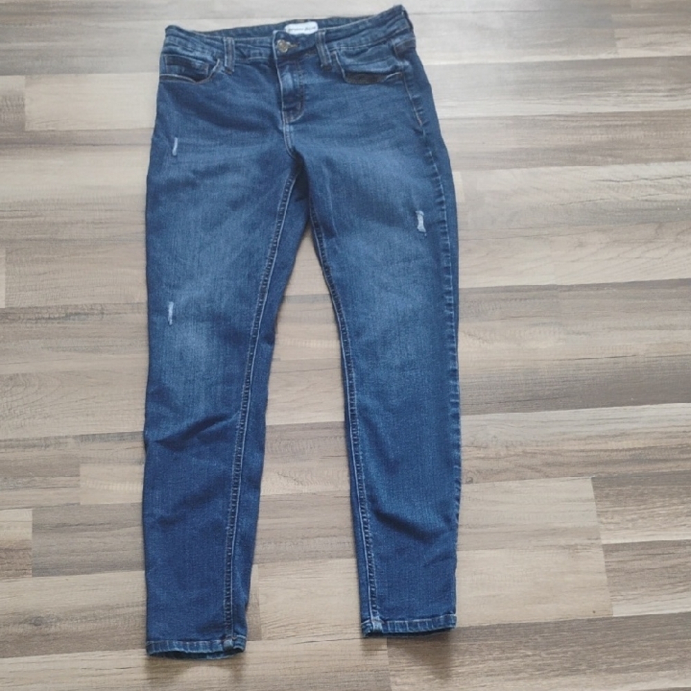 Studio Blue Slim Fit Women's Jeans in Mid-Dark Blue 28